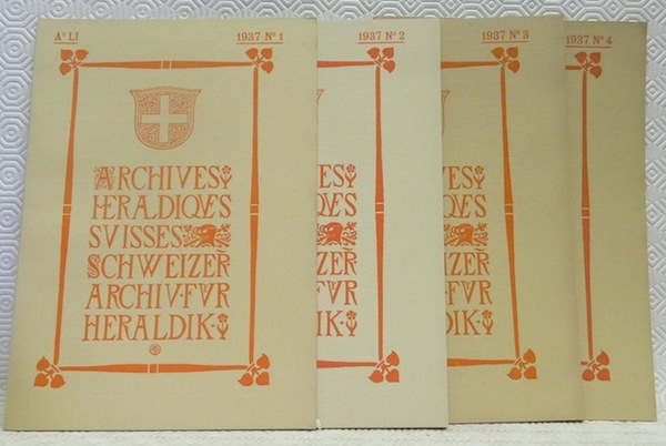 Schweizer Archiv für Heraldik. Archives Héraldiques Suisses. Archivo Araldico Svizzero. …