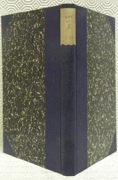 Revue Historique Vaudoise. 10me année 1902. Bulletin historique de la …