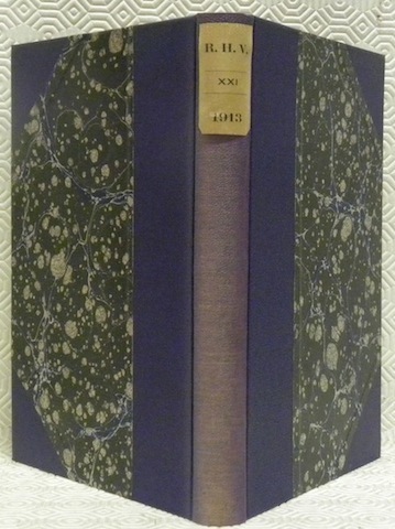 Revue Historique Vaudoise. 21me année 1913. Bulletin historique de la …