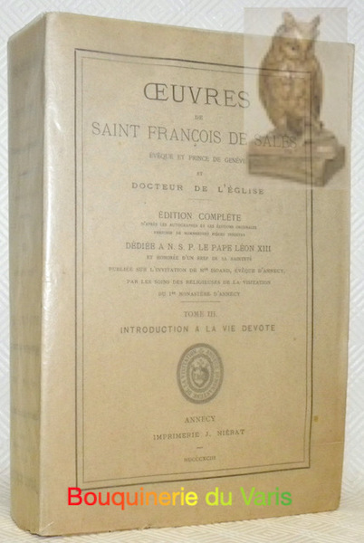 Oeuvres de Saint François de Sales, Evêque et Prince de …
