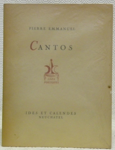 Cantos. Collection Ides poétiques.