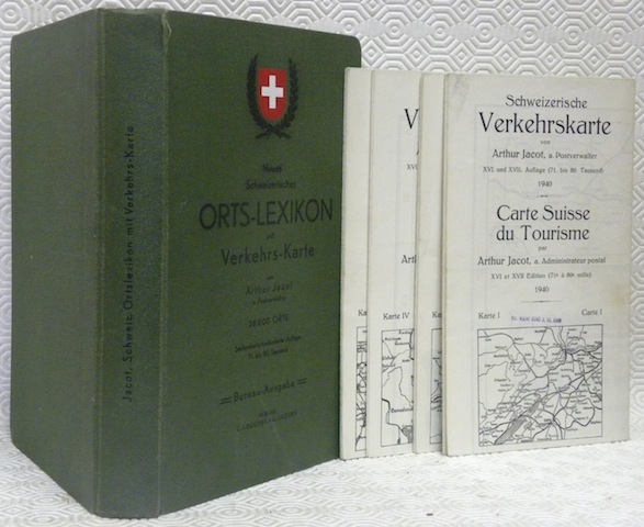 Neues schweizerisches Orts-Lexikon mit Verkehrs-Karte. Berge- und Pässe-Verzeichnis. Chronologische Zeittafel …