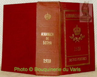 Almanach de Gotha annuaire diplomatique et statistique pour l’année 1910. …