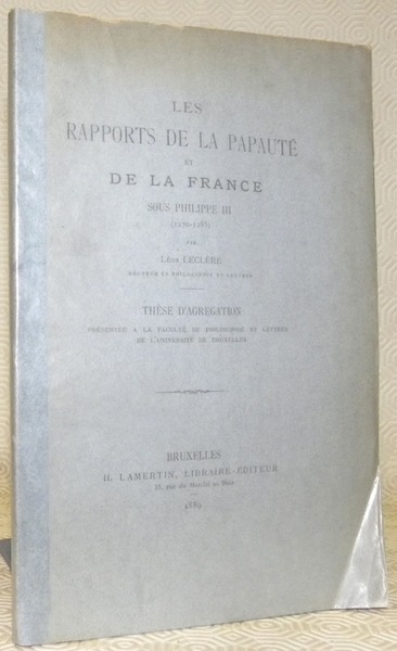Les rapports de la Papauté et de la France sous …