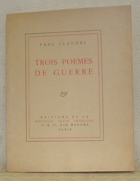 Trois poèmes de guerre.