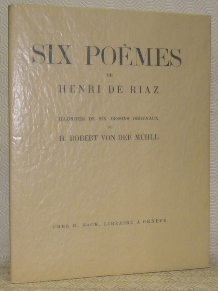 Six poèmes. Illustrés de six dessins originaux de H. Robert …
