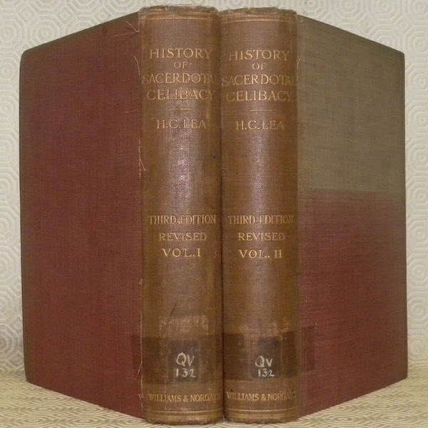 History of Sacerdotal Celibacy in the Christian Church. Third edition, …