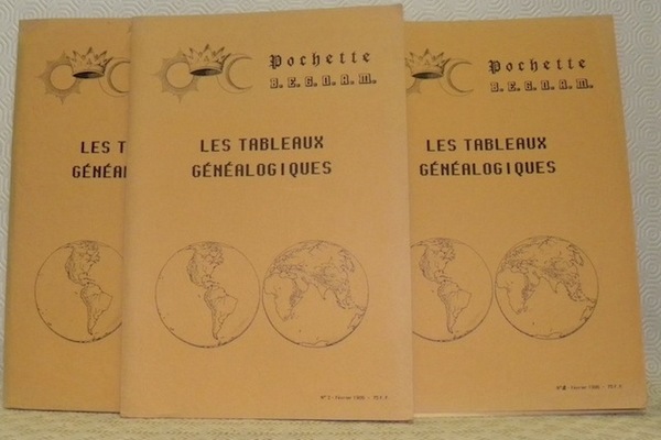 Pochette B.E.G.N.A.M. Les Tableaux Généalogiques. N.° 2.