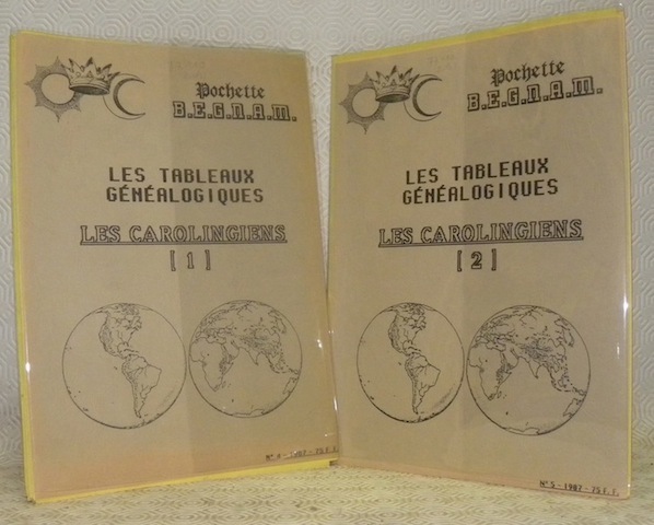 Pochette B.E.G.N.A.M. Les Tableaux Généalogiques. Les Carolingiens 1 et 2. …