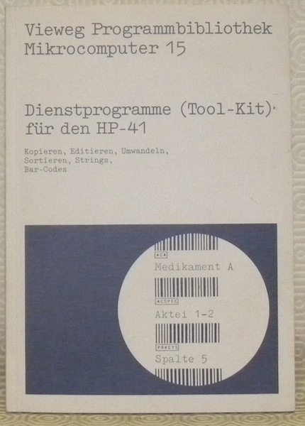 Dienstprogramme (Tool-Kit) für den HP - 41. 8 Programme von …
