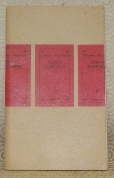 Points suspendus. Collection: Cahiers P.S. Poésie 53.