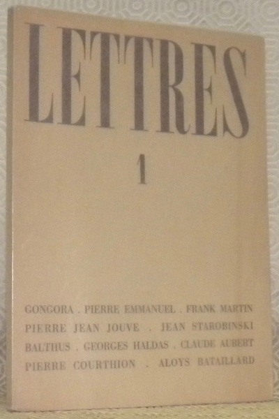 Lettres 1. Janvier 1943.