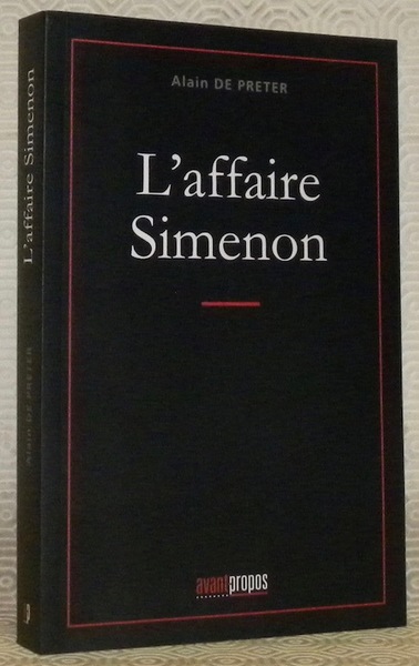L'affaire Simenon.