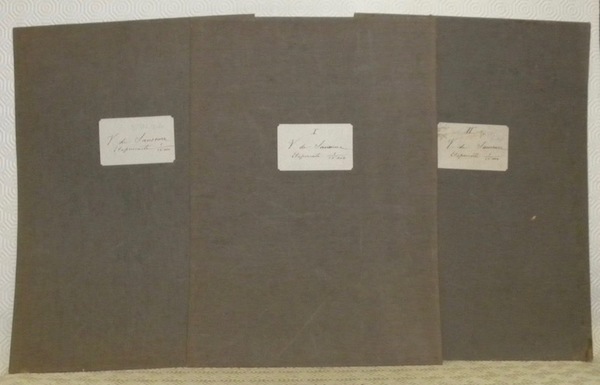 3 Cartes / Karten. Karte der Schweiz. In IV Blättern …