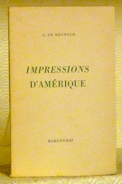 Impressions d’Amérique.