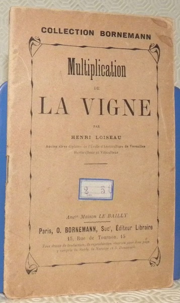 Multiplication de la vigne.