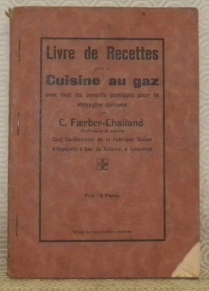 Livre de recettes pour la cuisine au gaz avec tous …