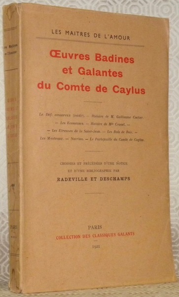 Oeuvres Badines et Galantes du Comte de Caylus. Le Défi …