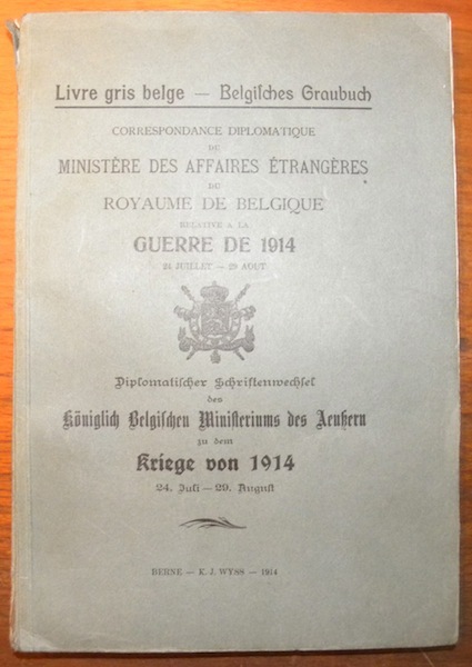 CORRESPONDANCE DIPLOMATIQUE du Ministre des Affaires Etrangères du Royaume de …