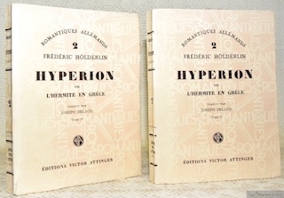 Hyperion ou l’Hermite en Grèce. traduit par Joseph Delage. 2 …