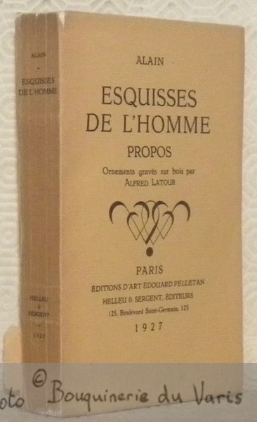 Esquisses de l'homme. Propos. Ornements gravés sur bois par Alfred …