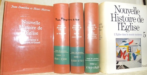 Nouvelle Histoire de l’Eglise. 5 Volumes complets. 1: Des origines …