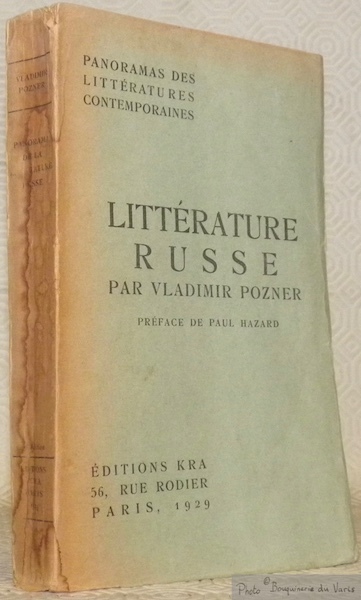 Littérature russe. Préface de Paul Hazard. Collection Panorama des littératures …