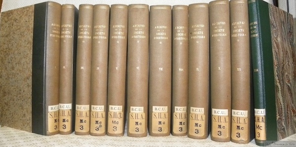 Archives de la Société d’Histoire du Canton de Fribourg. 12 …