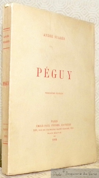 Péguy. Trosième édition.