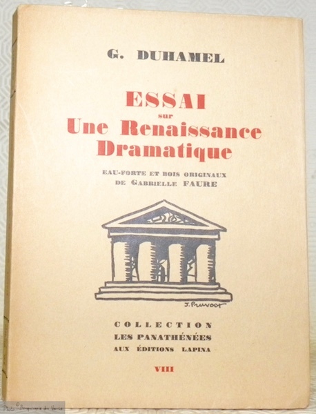 Essai sur Une Renaissance Dramatique. Eau-forte et bois originaux de …
