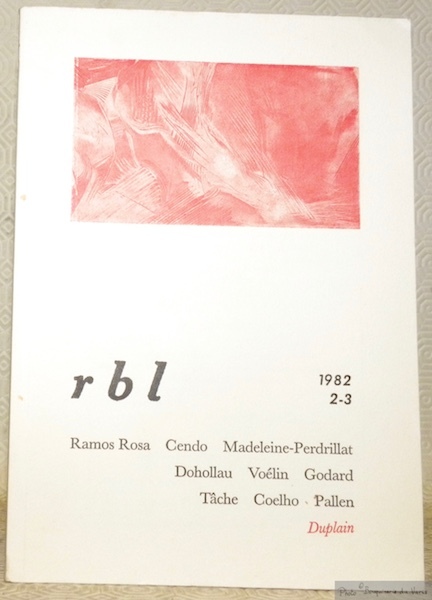 La Revue de Belles-Lettres, nos.° 2 - 3, 1982. R …