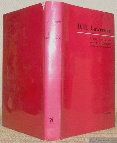 Lawrence. L'oeuvre et la vie. Préface de Richars Aldington.