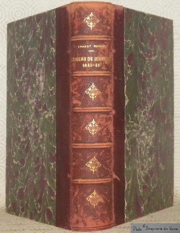 Cahiers de jeunesse 1845 - 1846.