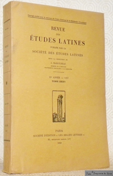 Revue des Etudes Latines. Publiée par la Société des Etudes …
