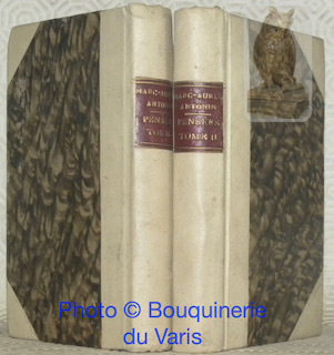 Pensées de l’Empereur Marc-Aurèle-Antonin. Traduites du grec par de Joly. …