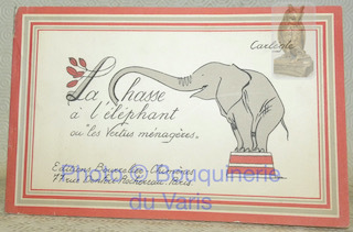 La chasse à l’éléphant ou les vertus ménagères.