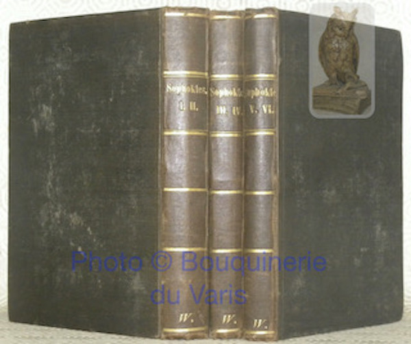Sophokles. (6 Vols. in 3 Banden). 1. Erstes Baendchen: Allgemeine …