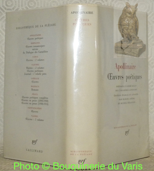 Oeuvres poétiques. Préface par André Billy. Texte établi, présenté et …