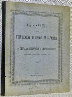 Ordonnance sur l’équipement du cheval de cavalerie et du cheval …