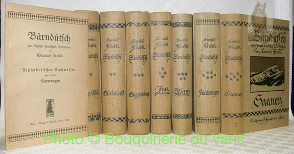 Bärndütsch als Spiegel bernischen Volkstums. 7 Bände. 1. Band: Lützelflüh. …