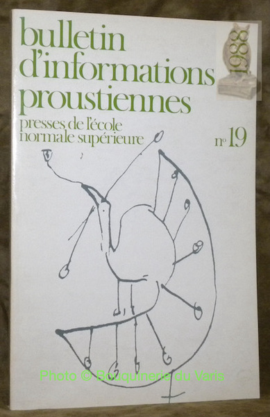 Bulletin d’informations proustiennes. N° 19.