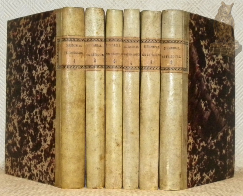 Mémorial de Fribourg, recueil périodique. 6 Volumes.