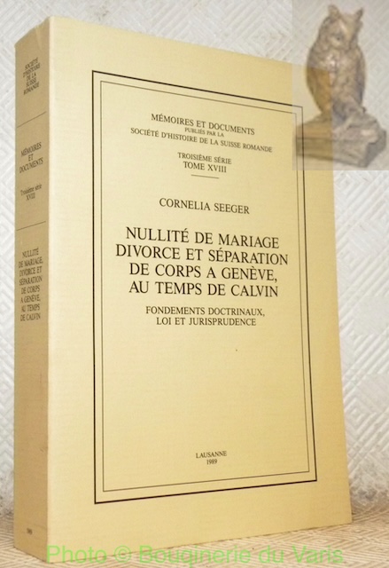 Nullité de mariage, divorce et séparation de corps à Genève …