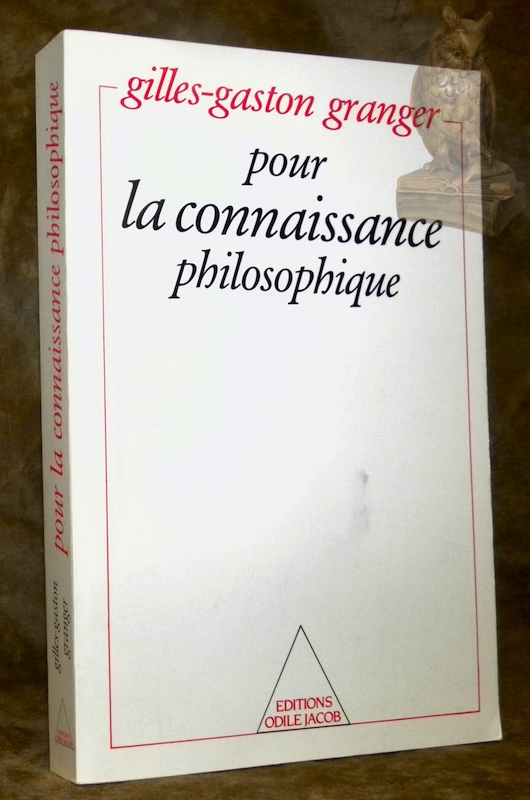 Pour la connaissance philosophique.