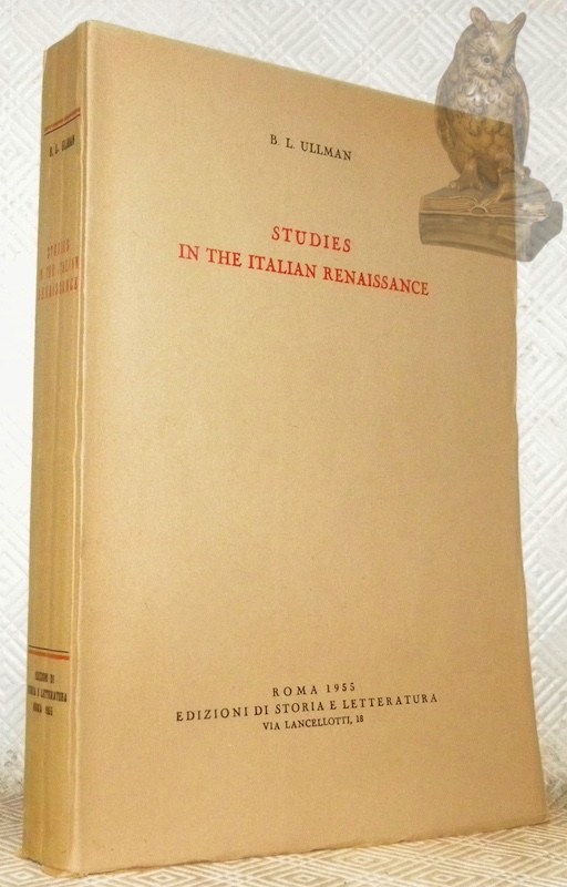 Studies in the Italian Renaissance.