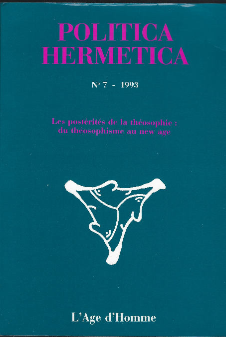 1. Politica Hermetica-La Posterite De La Theosophie;Du Theosophisme: Collectif Immagini …