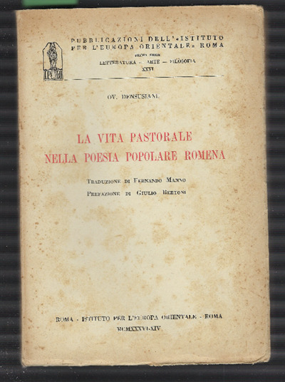 La Vita Pastorale Nella Poesia Popolare Romena