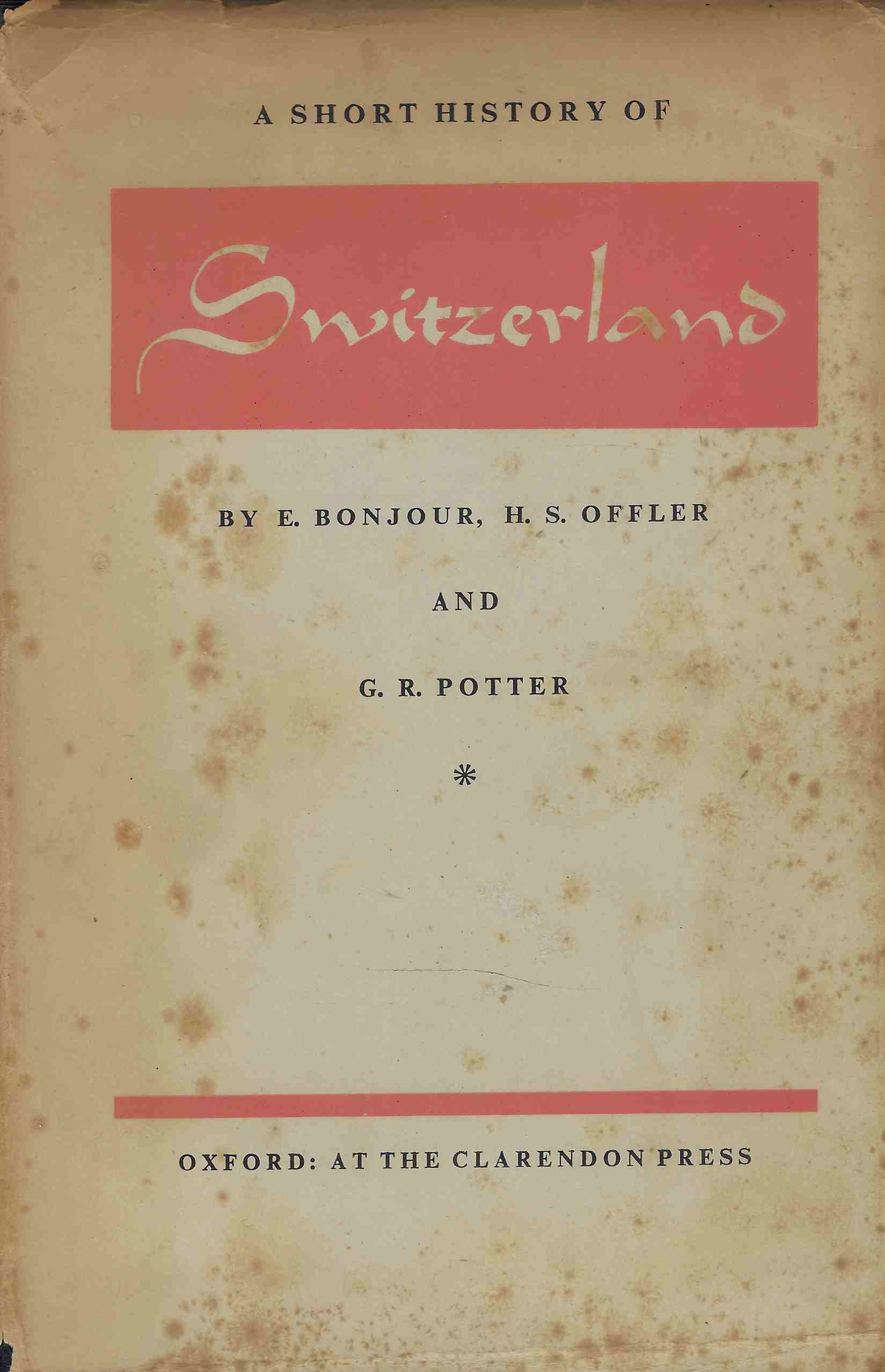 A Short History of Switzerland