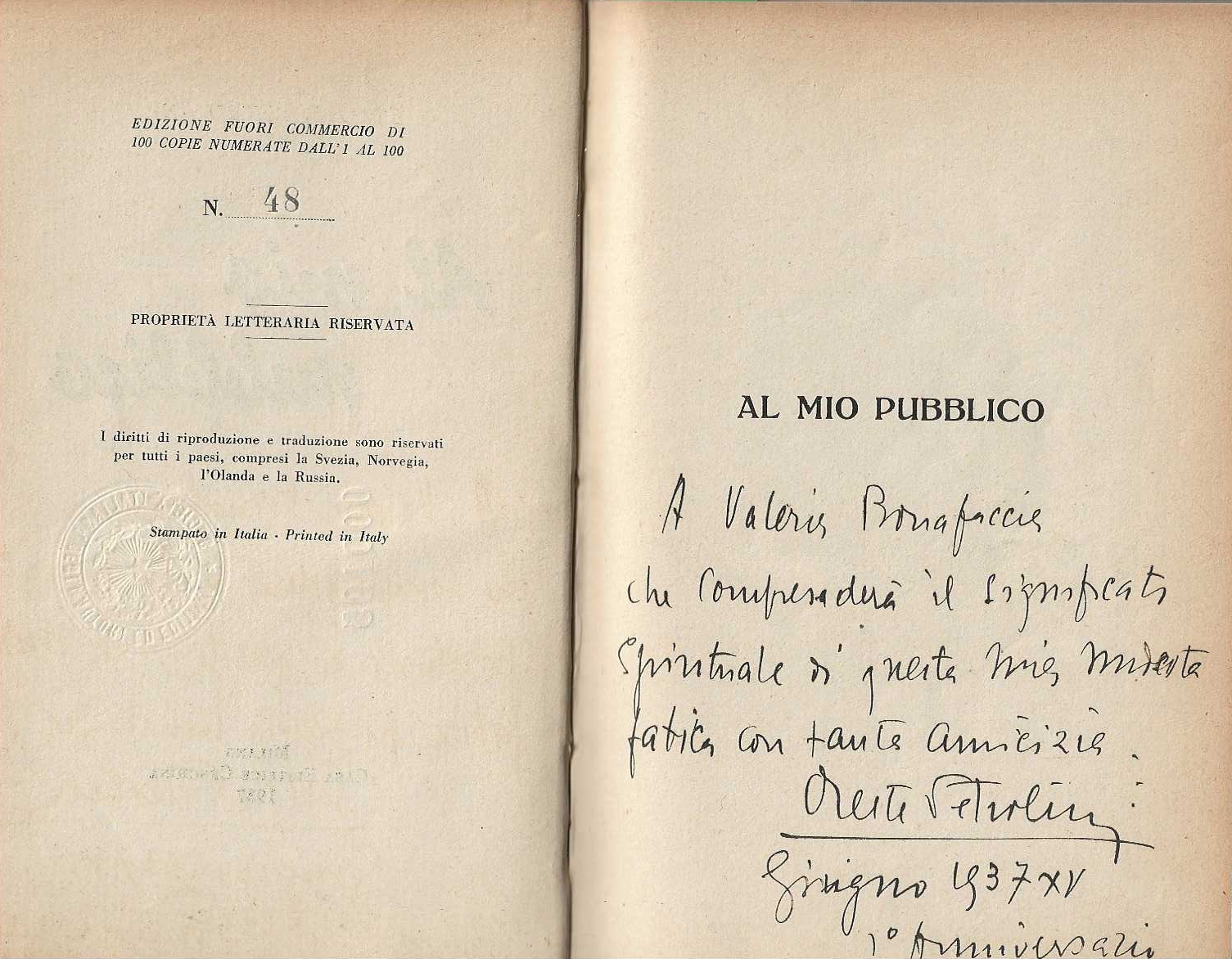Al mio pubblico. Scritti postumi