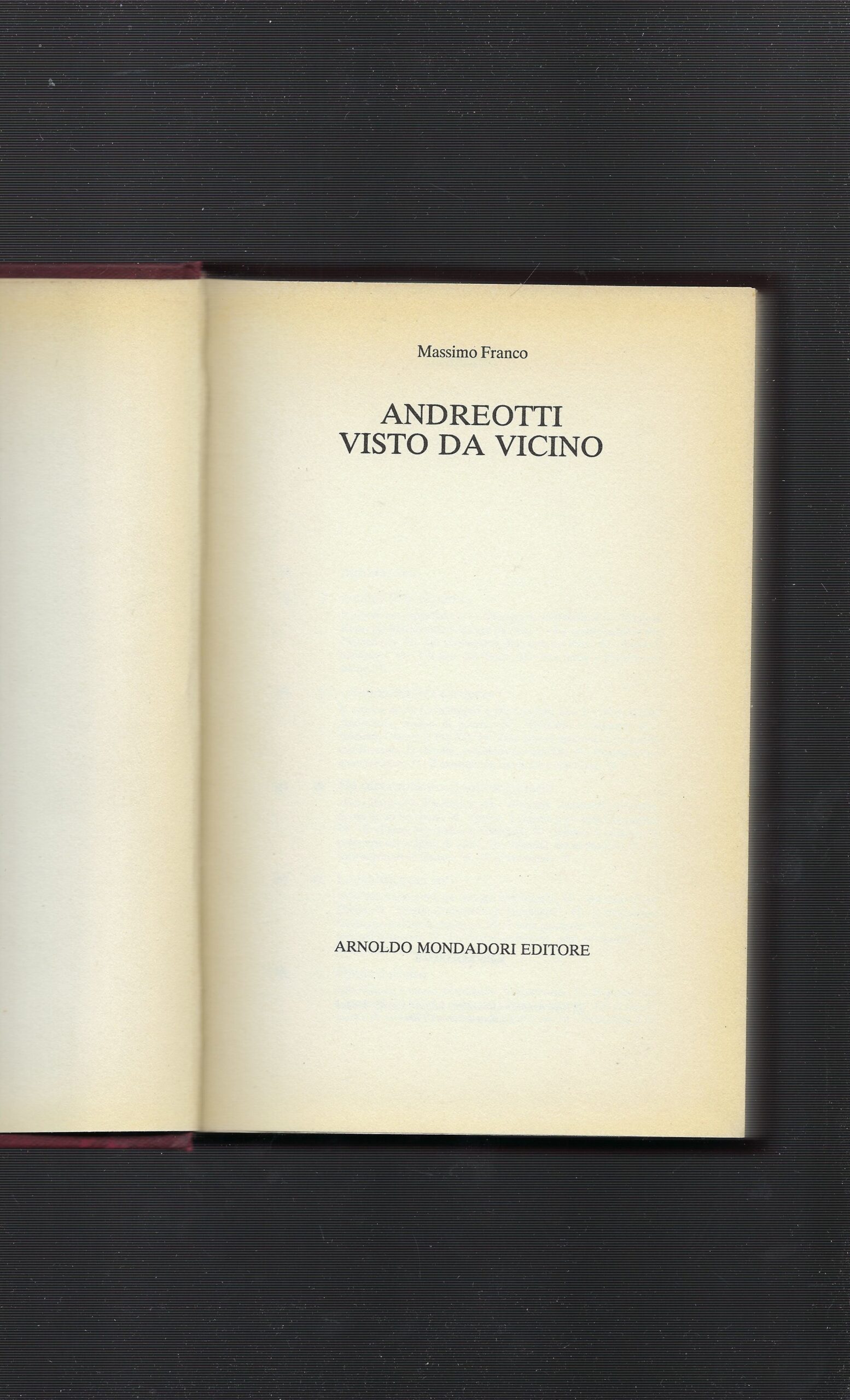 Andreotti Visto Da Vicino